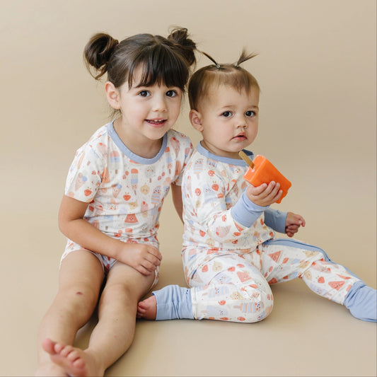 Sweet Summertime Bamboo Zippy Pajama's