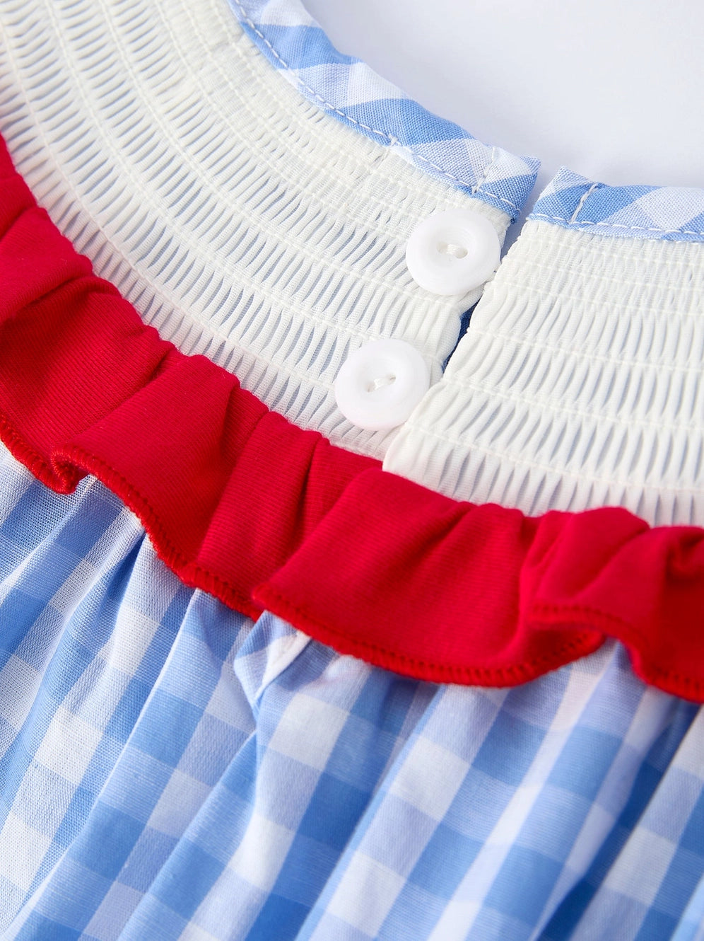 Berry Sweet Embroidered Smocked Dress